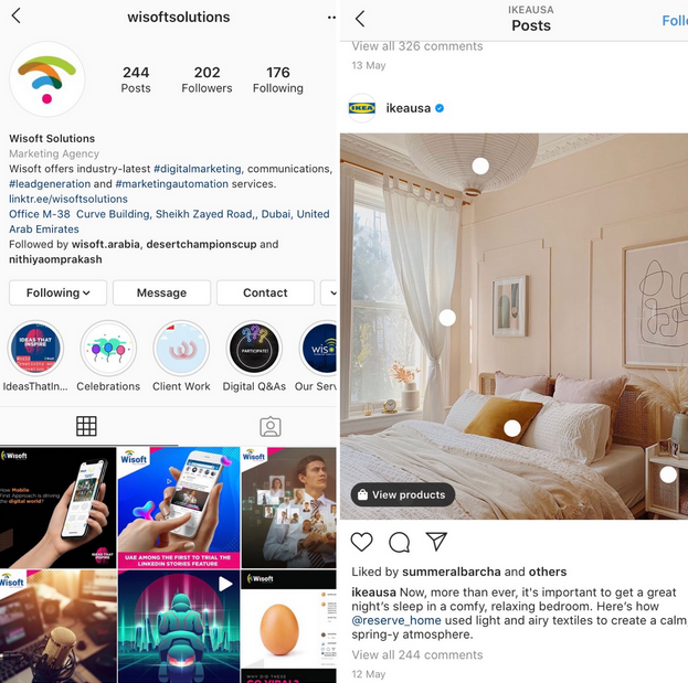 Wisoft Solution instagram profile